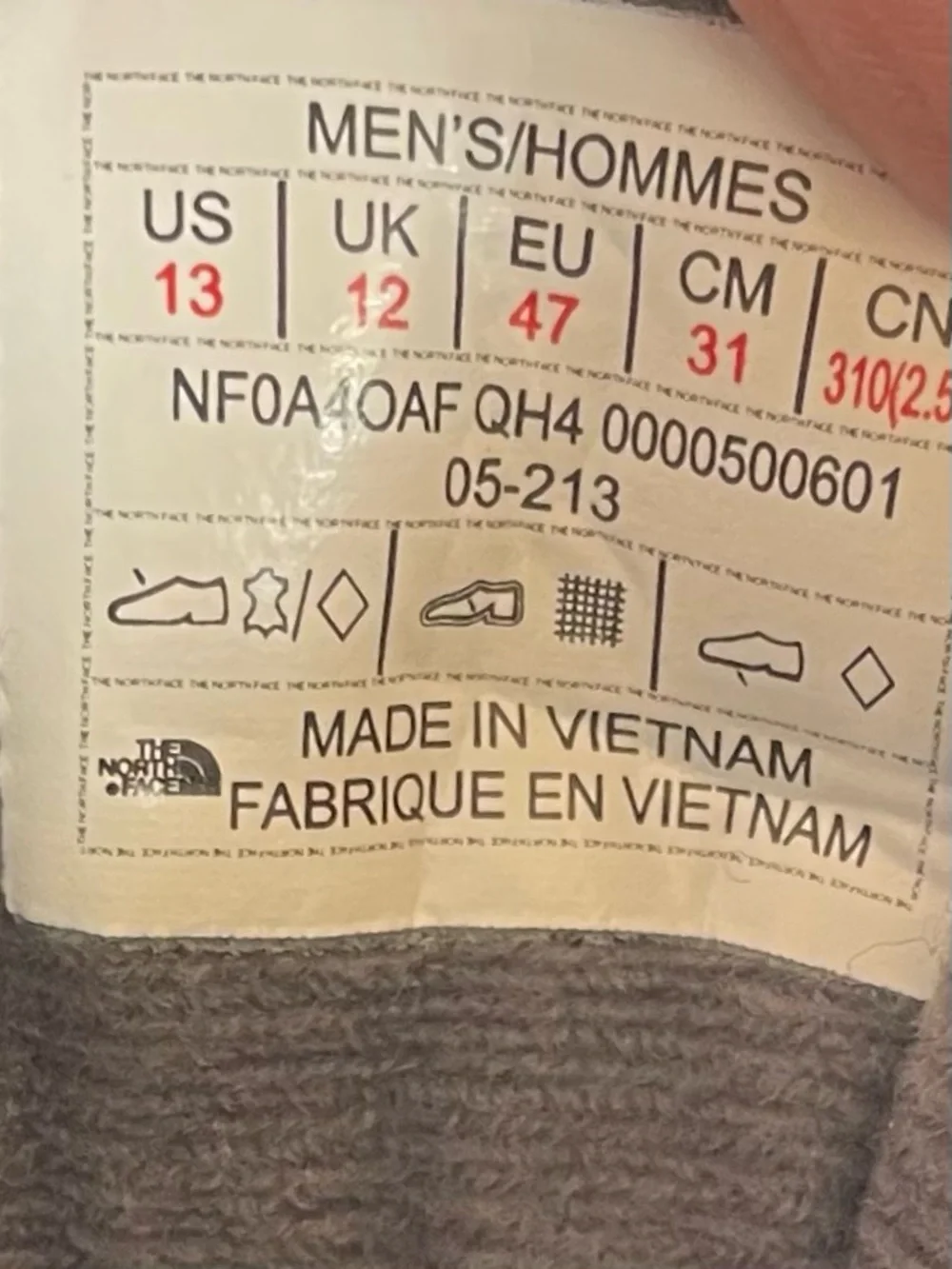 The North Face sturdy waterproof