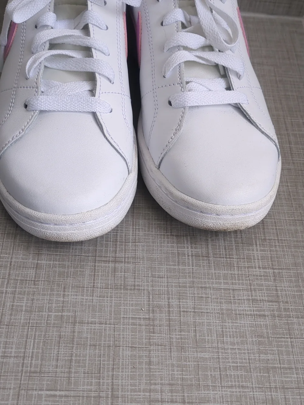 Nike pink but white