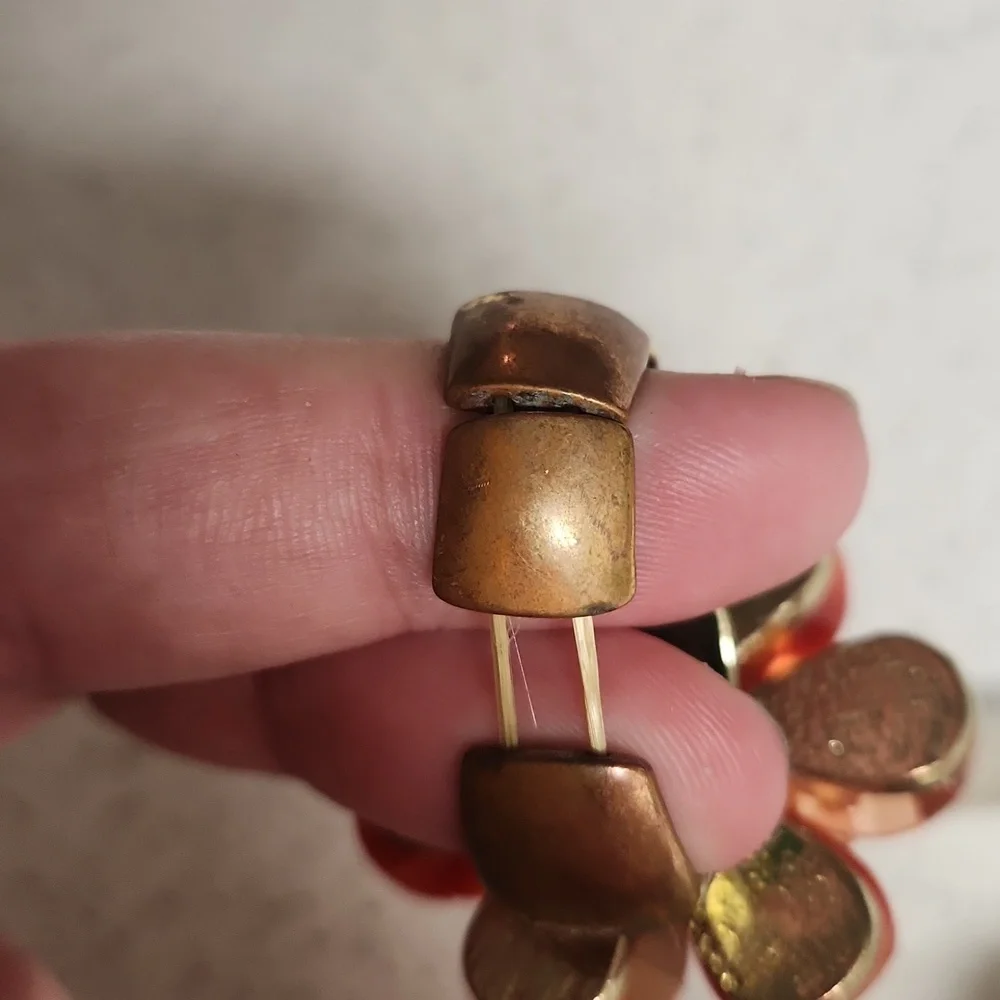 Maurices gold faux