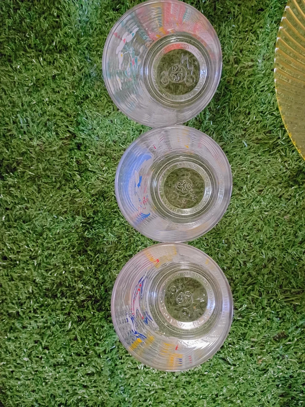 Disney clear glass