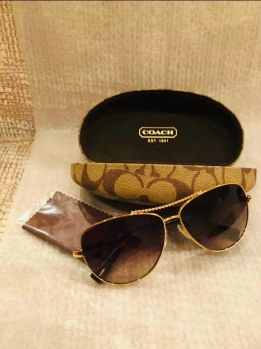 Coach aviator frame