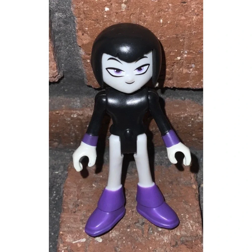 Teen Titans Go Raven Action Figure DC Comics Black Purple 3 Inch Toy Articulated