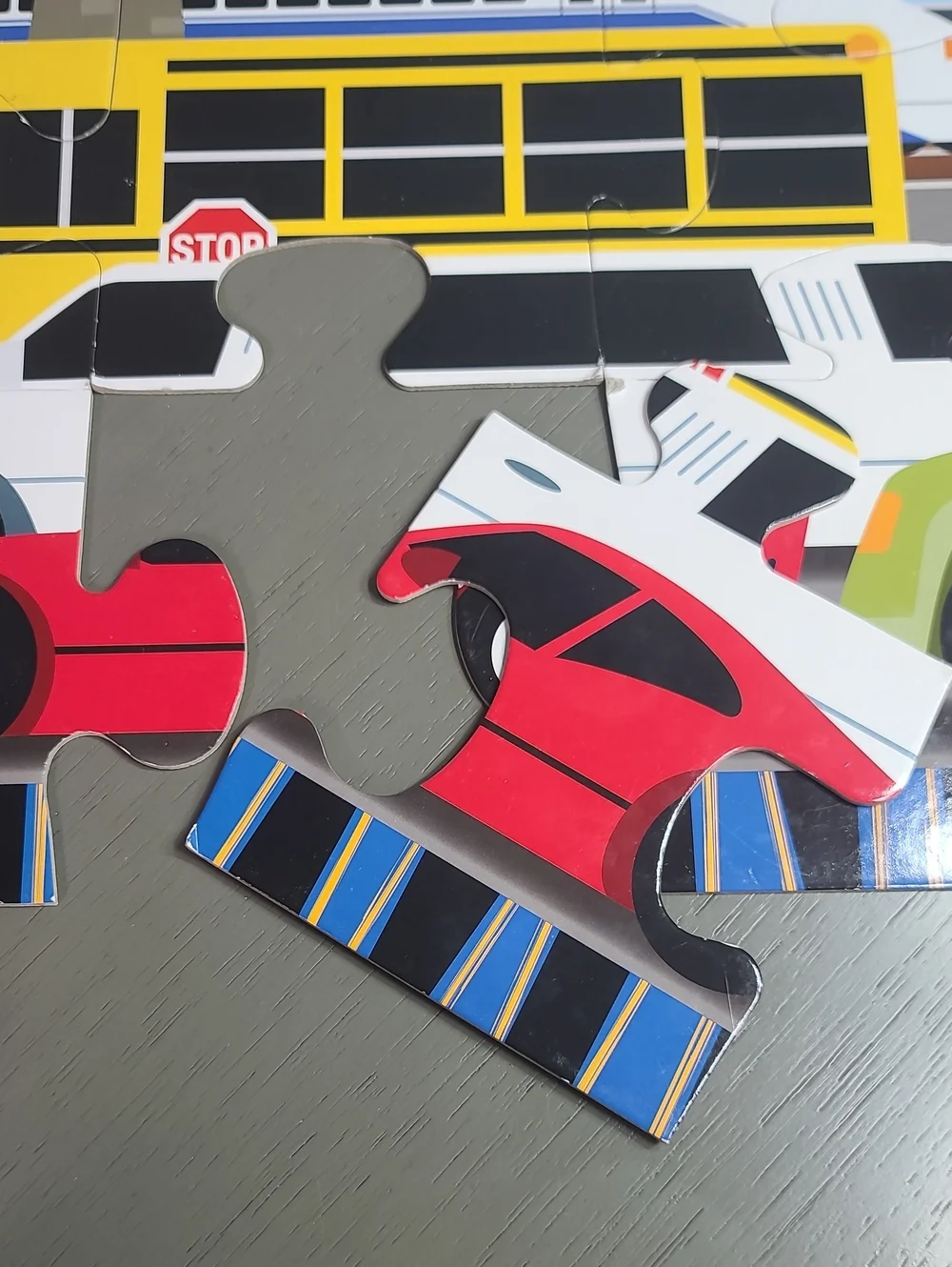 Melissa & Doug puzzles floor one