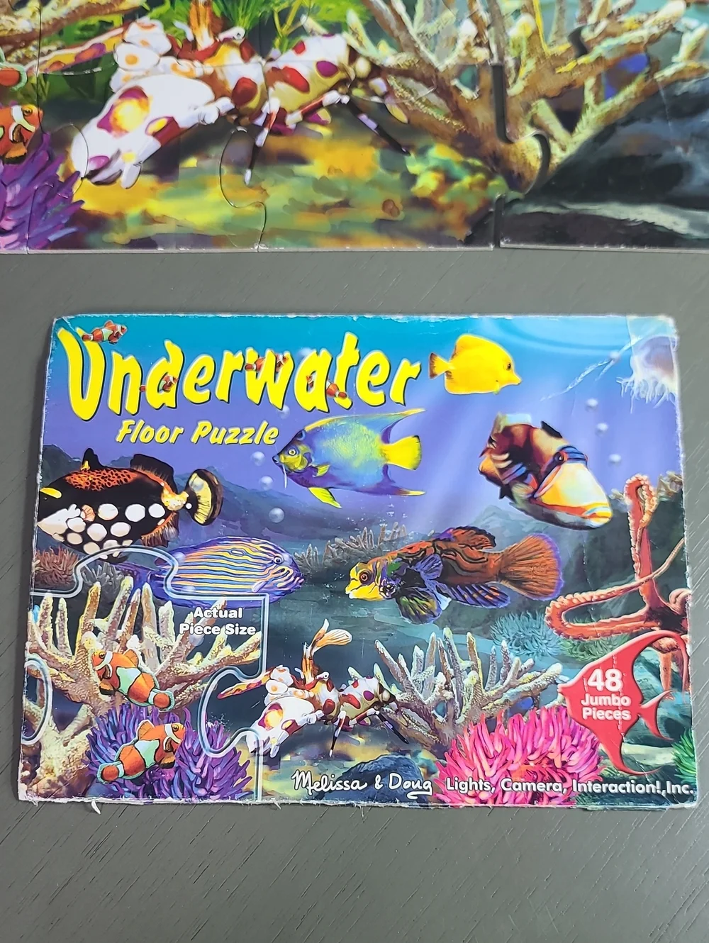 Melissa & Doug play puzzles one