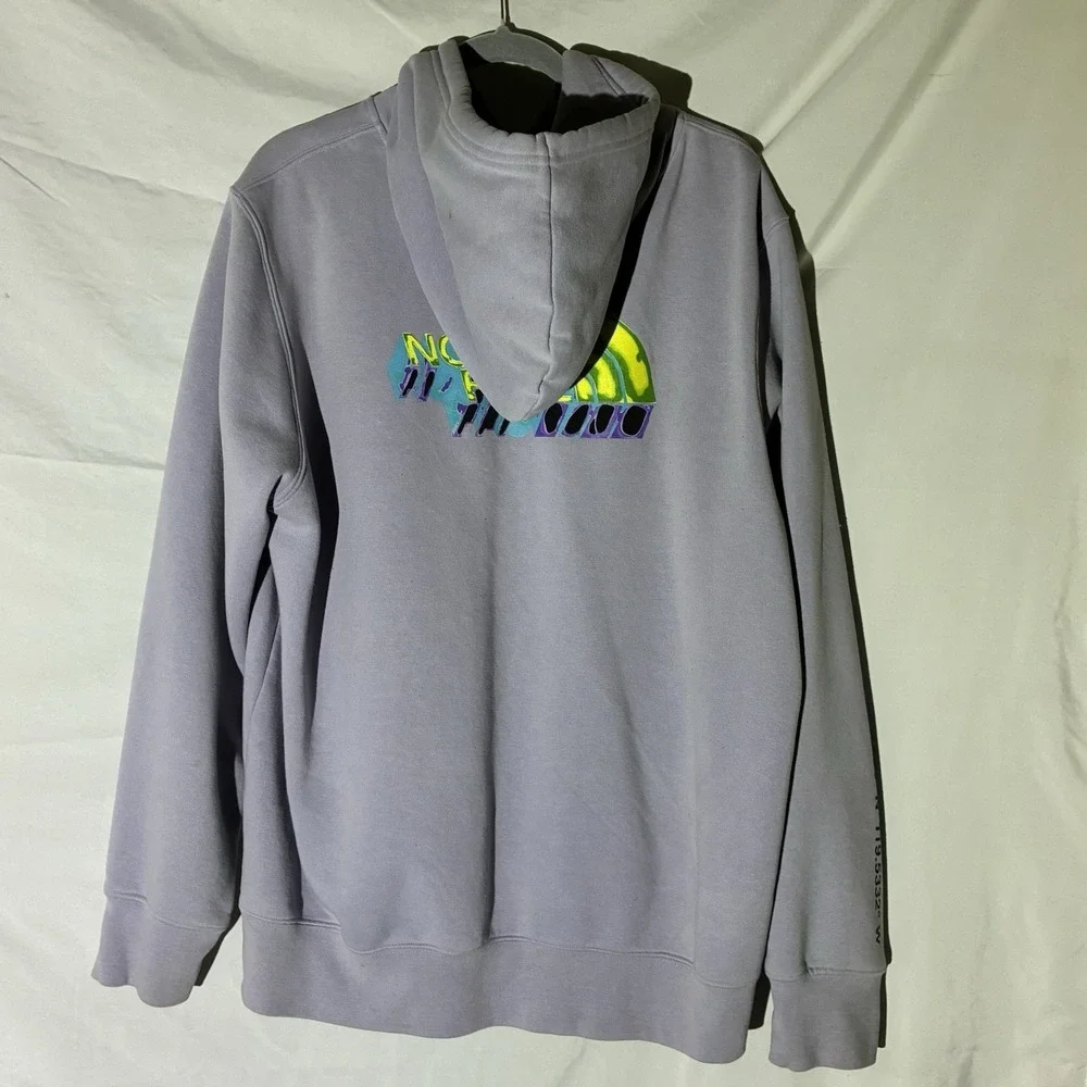 The North Face neon graphic
