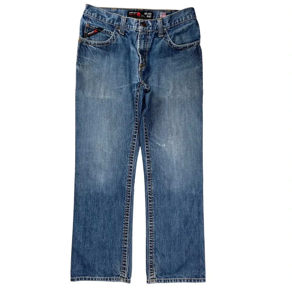 Ariat M4 FR Relaxed Boot Cut Jeans Mens 32x31 Flame Resistant CAT 2 PPE Workwear