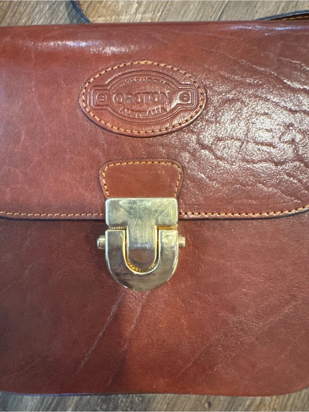 Oroton vintage brown