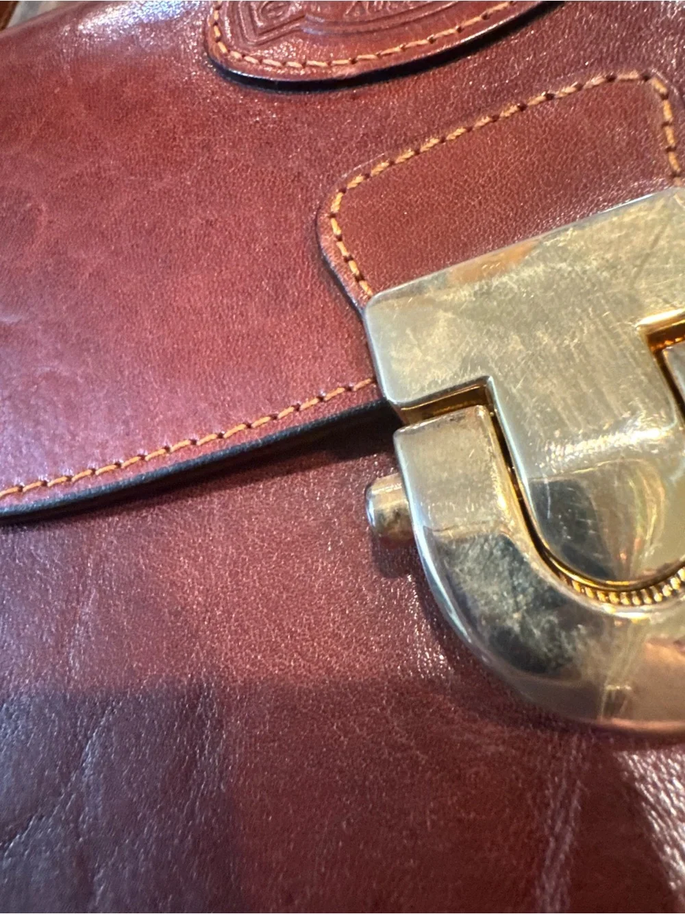 Oroton vintage brown