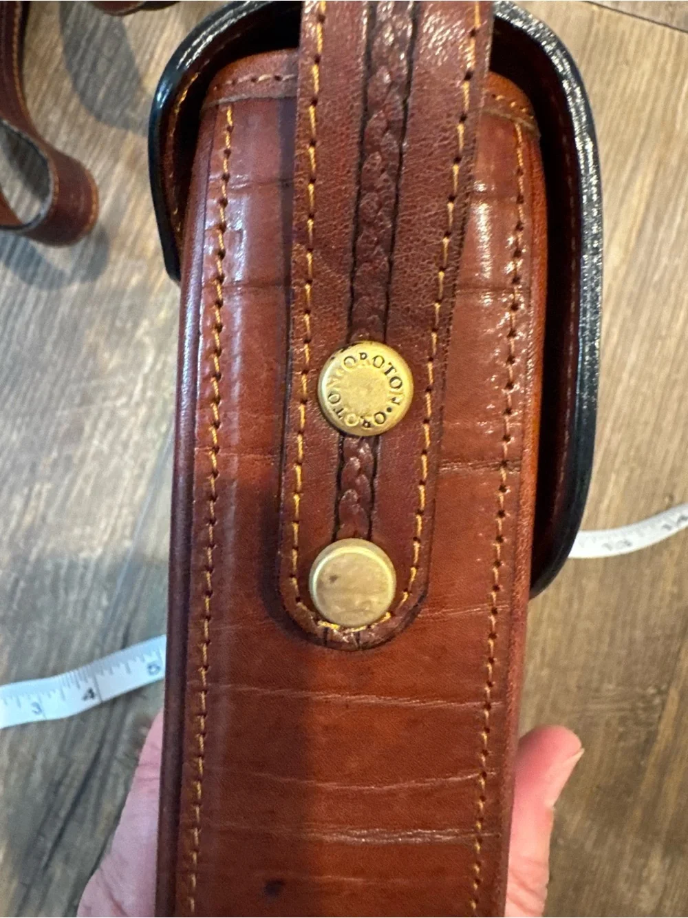 Oroton vintage brown