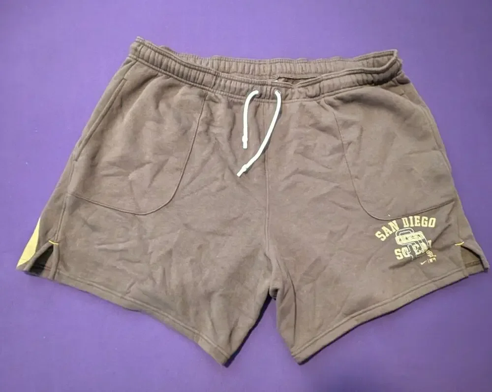Nike San Diego Padres Statement Ball Game Shorts Brown Size 3xl XXXL