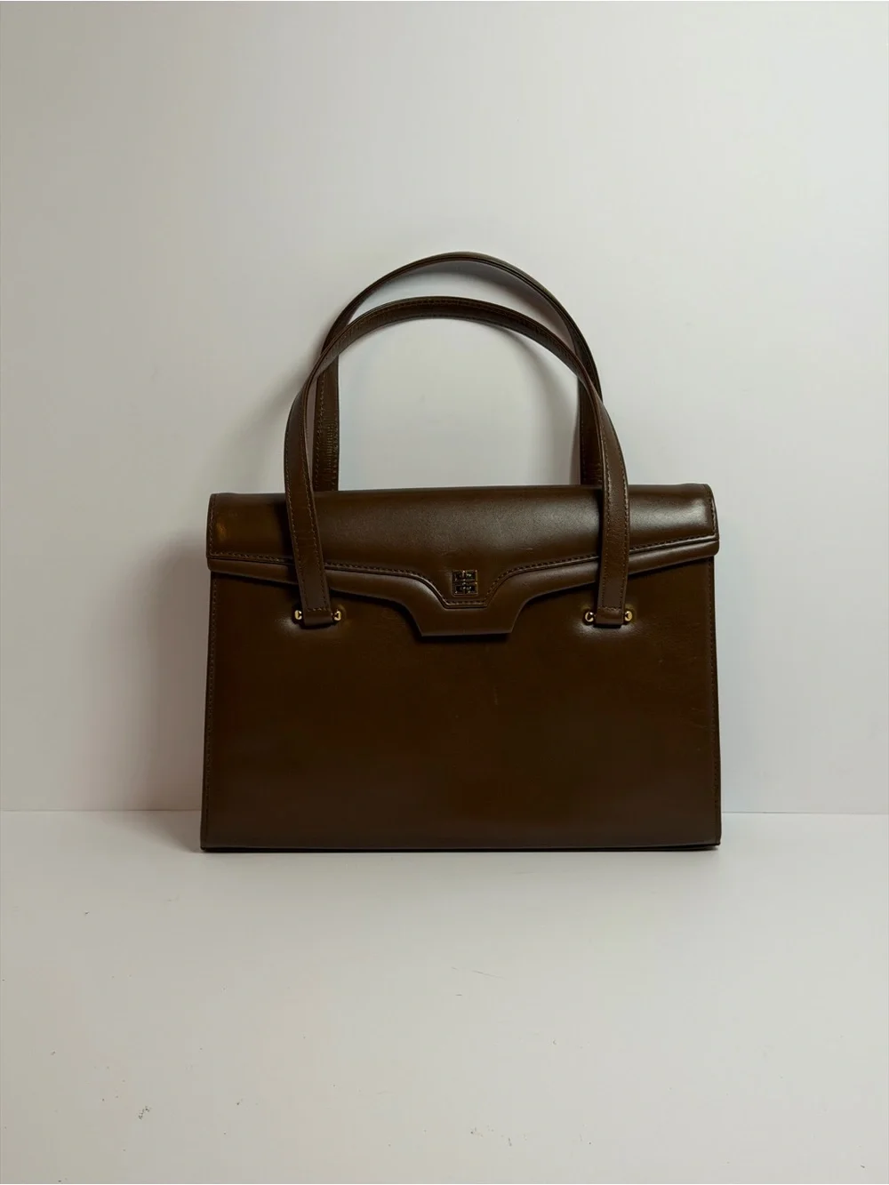 Givenchy Vintage Brown Leather HandBag Satchel