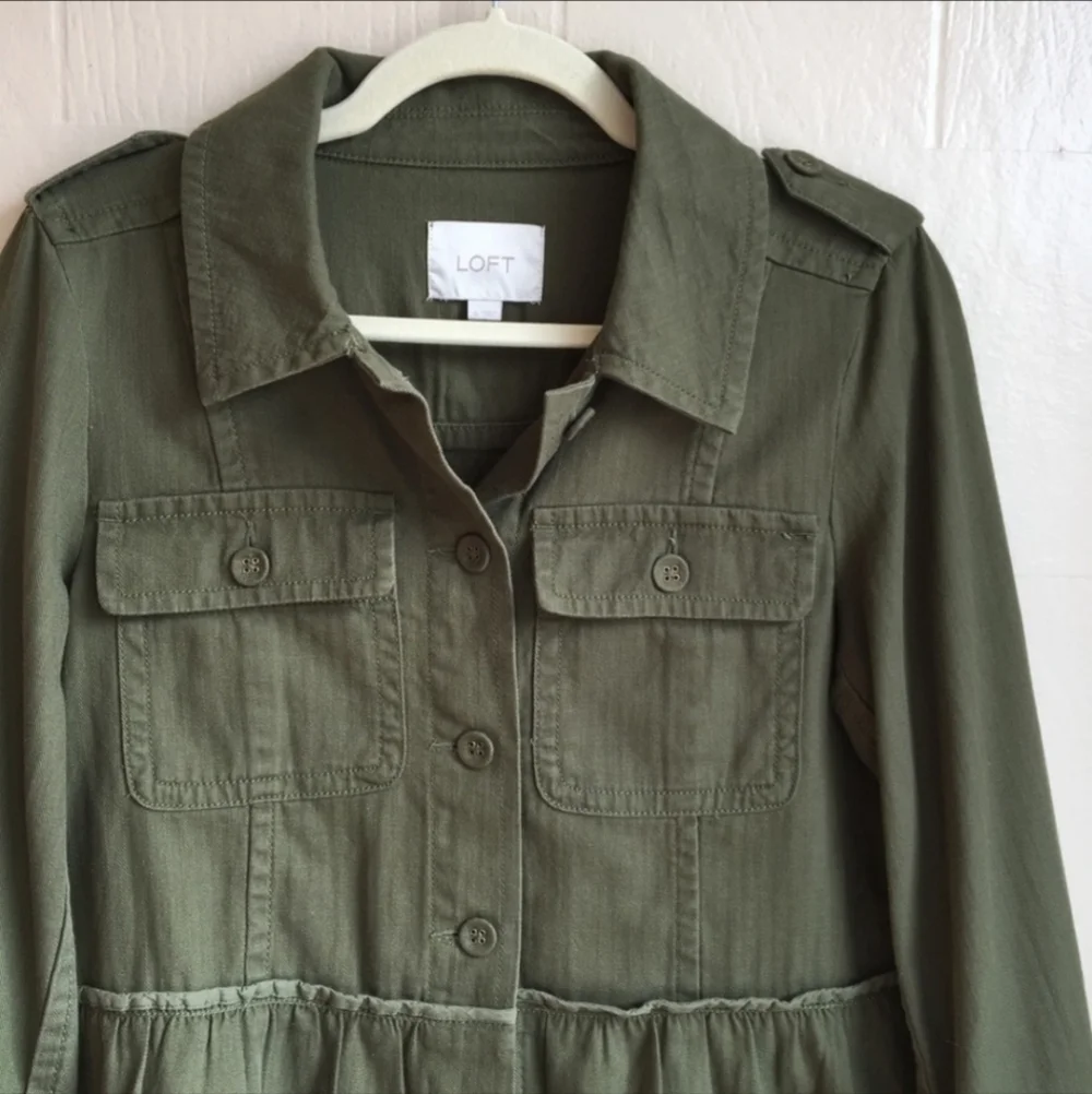 LOFT peplum army