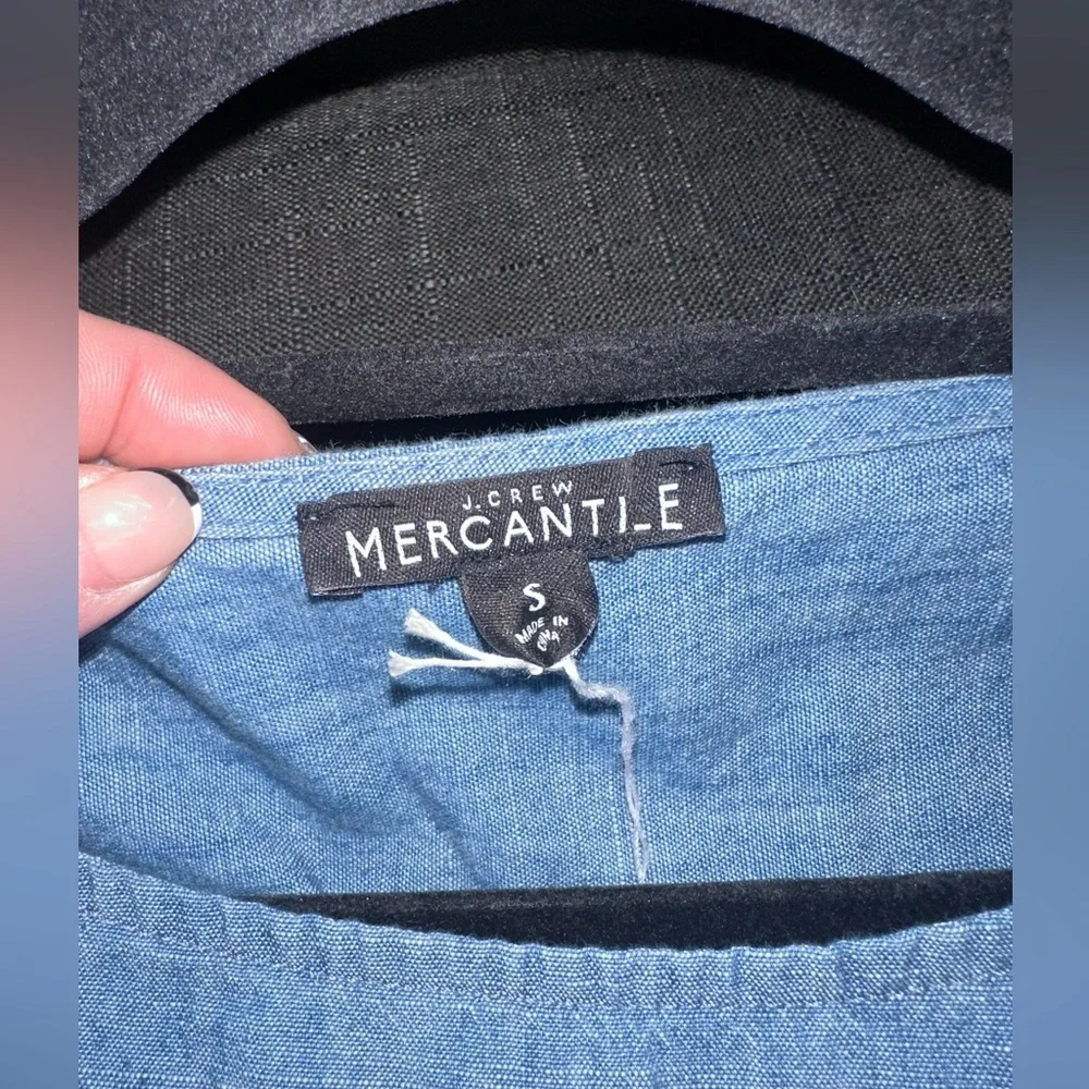 J. Crew blue settings