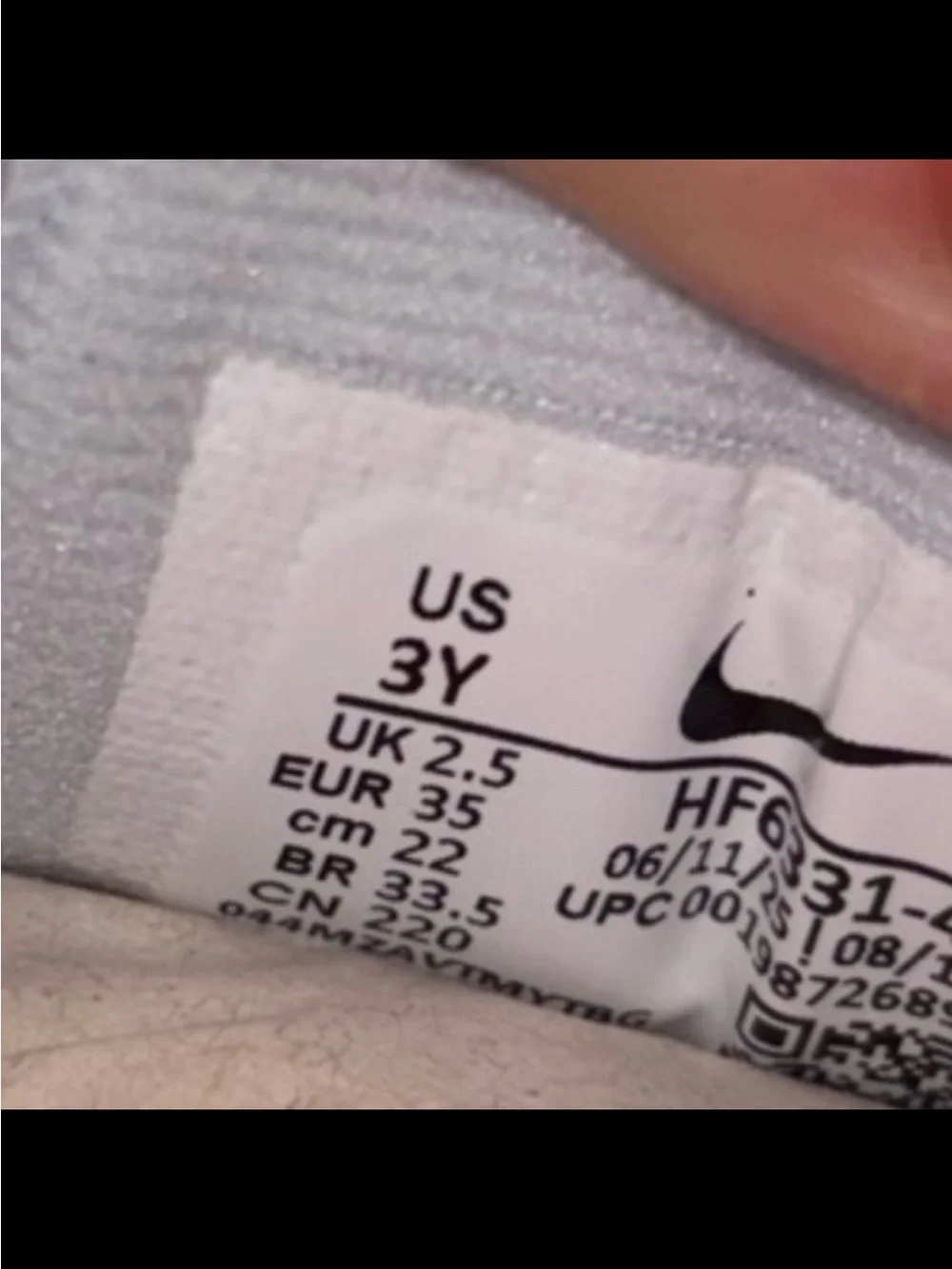 Nike white kids