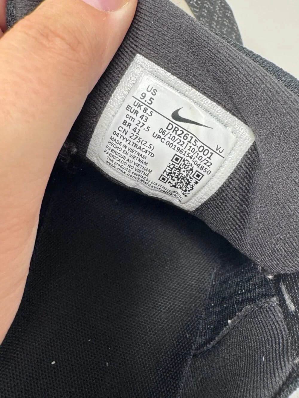 Nike shown model