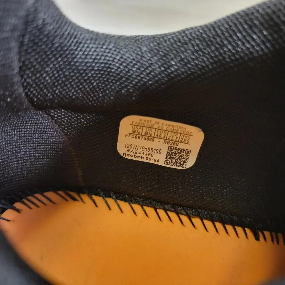 Reebok shoes size