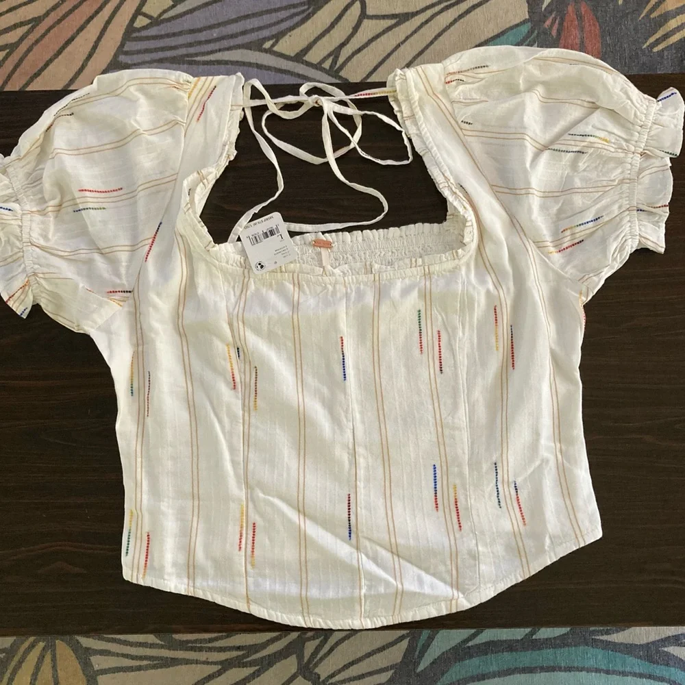 Free People side finish coastal