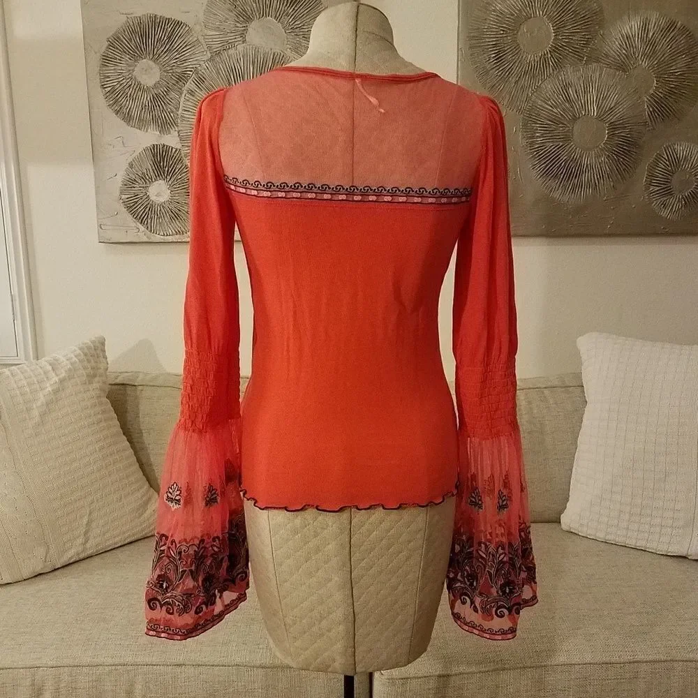 Free People embroidered detailed finish