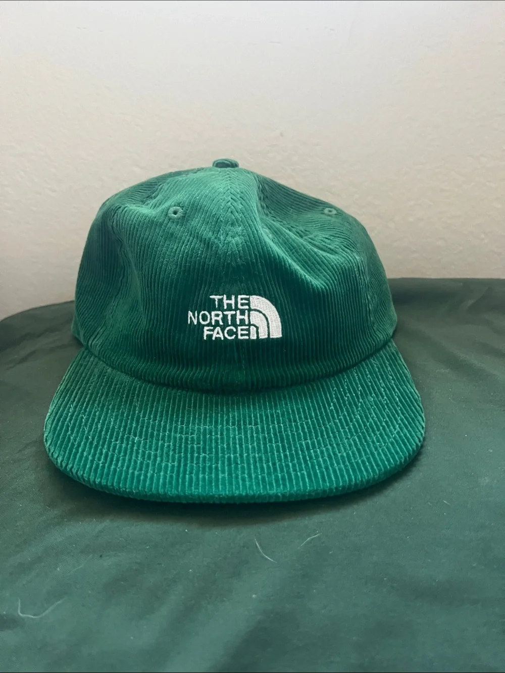 The North Face Emerald Green Corduroy Cap