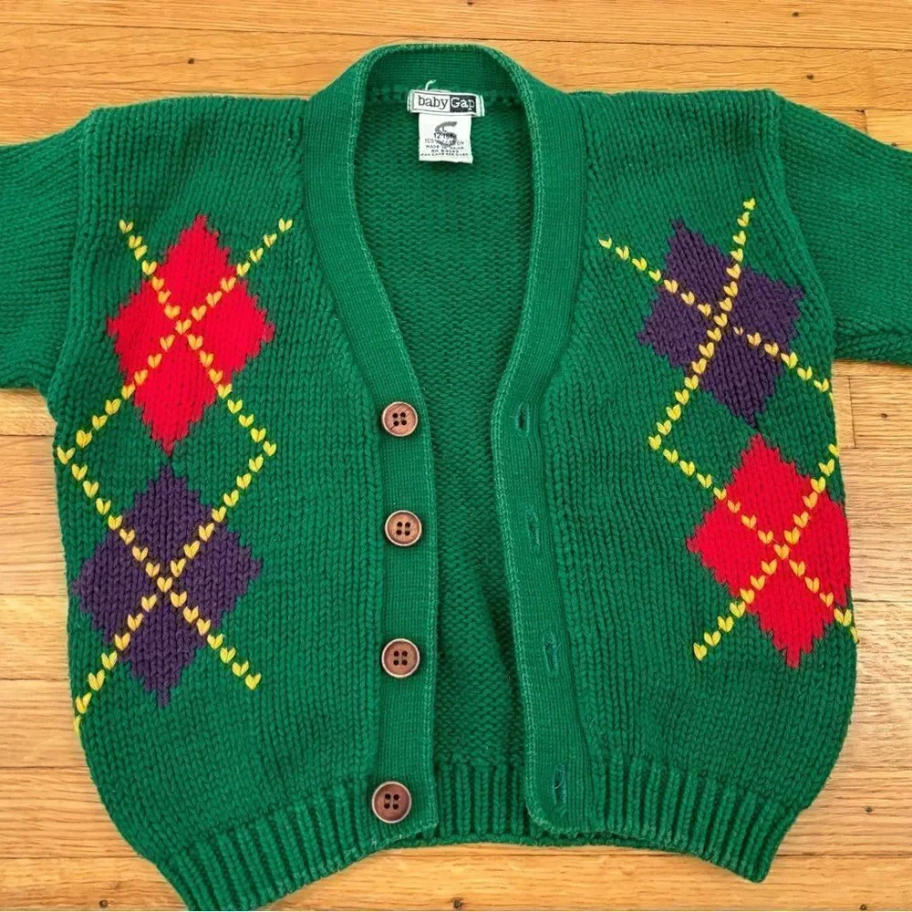 GAP vintage baby argyle