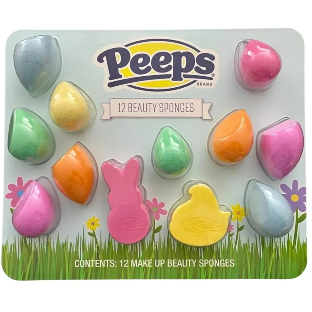 PEEPS‎ 12 Piece Makeup Beauty Blender Sponges Easter, Use Wet or Dry, NEW Sealed