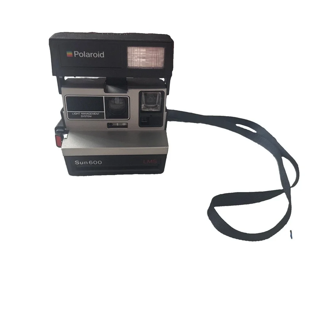 Vintage Polaroid Sun 600 LMS Camera Powers On