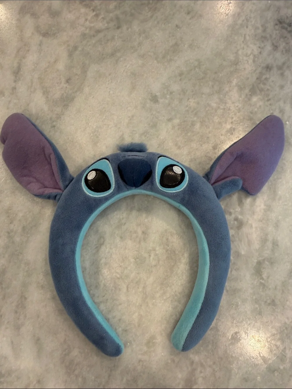 Disney Stitch Plush Ear Headband - Blue and Purple