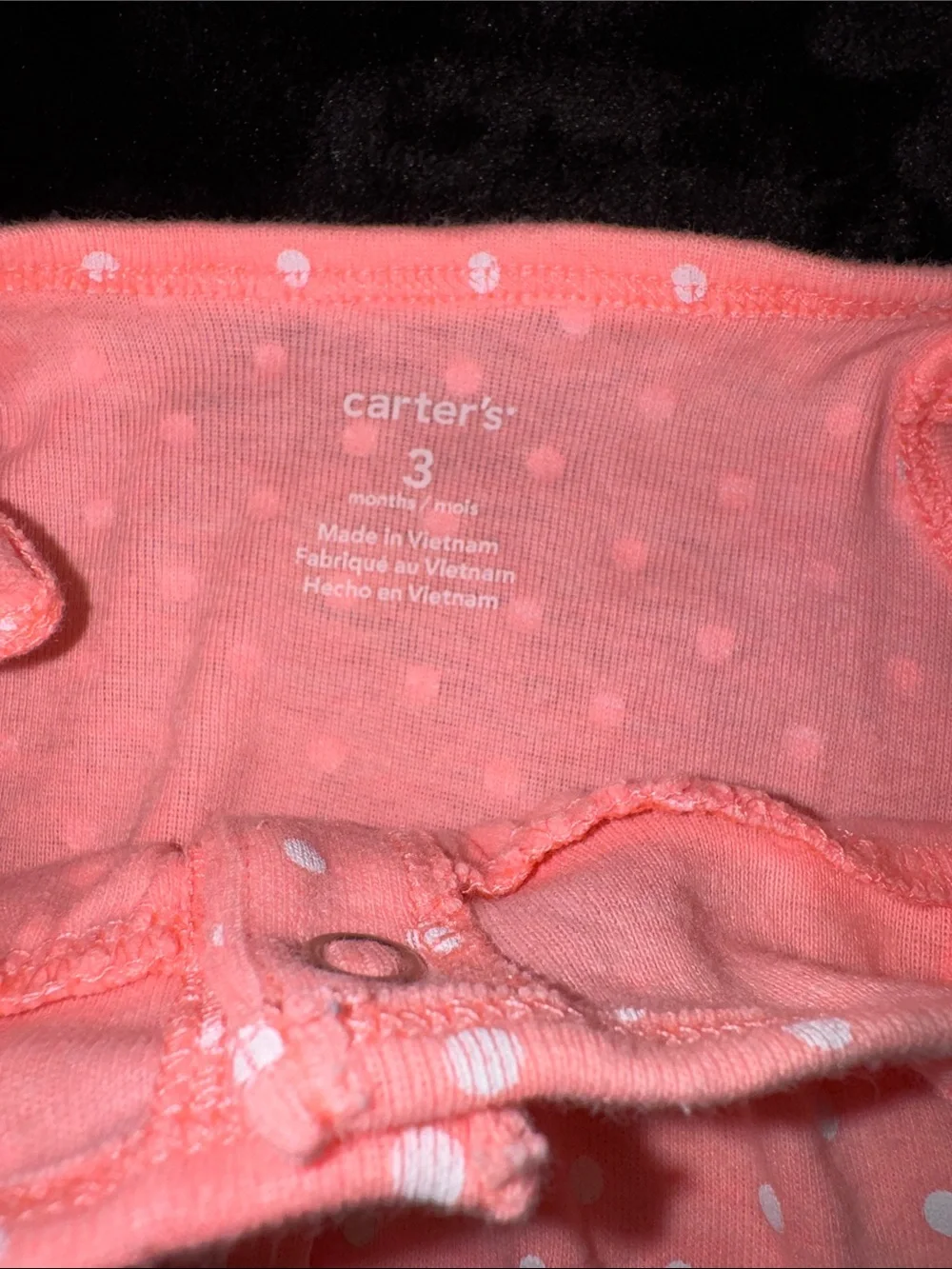 Carters ruffle pink