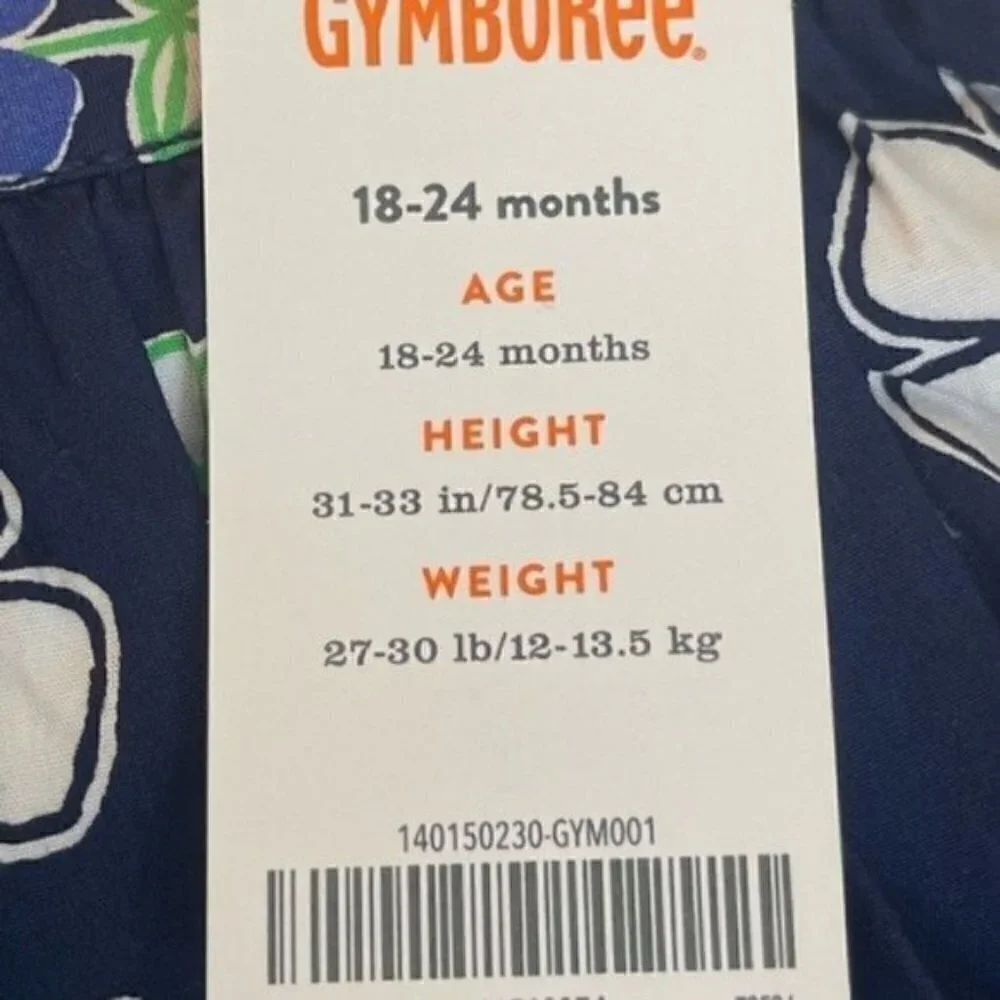 Gymboree comfortable flowers 5”
