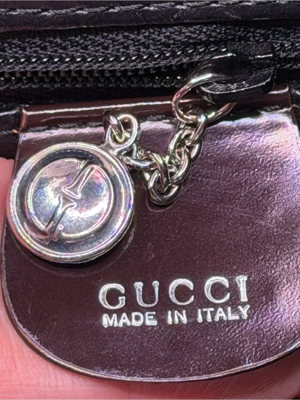 Gucci zipper zippered