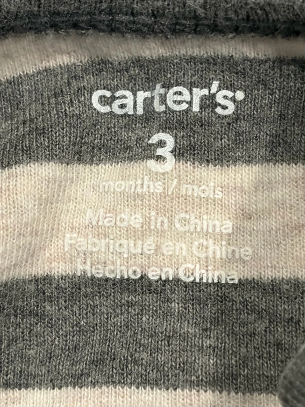 Carters tiger color 3m