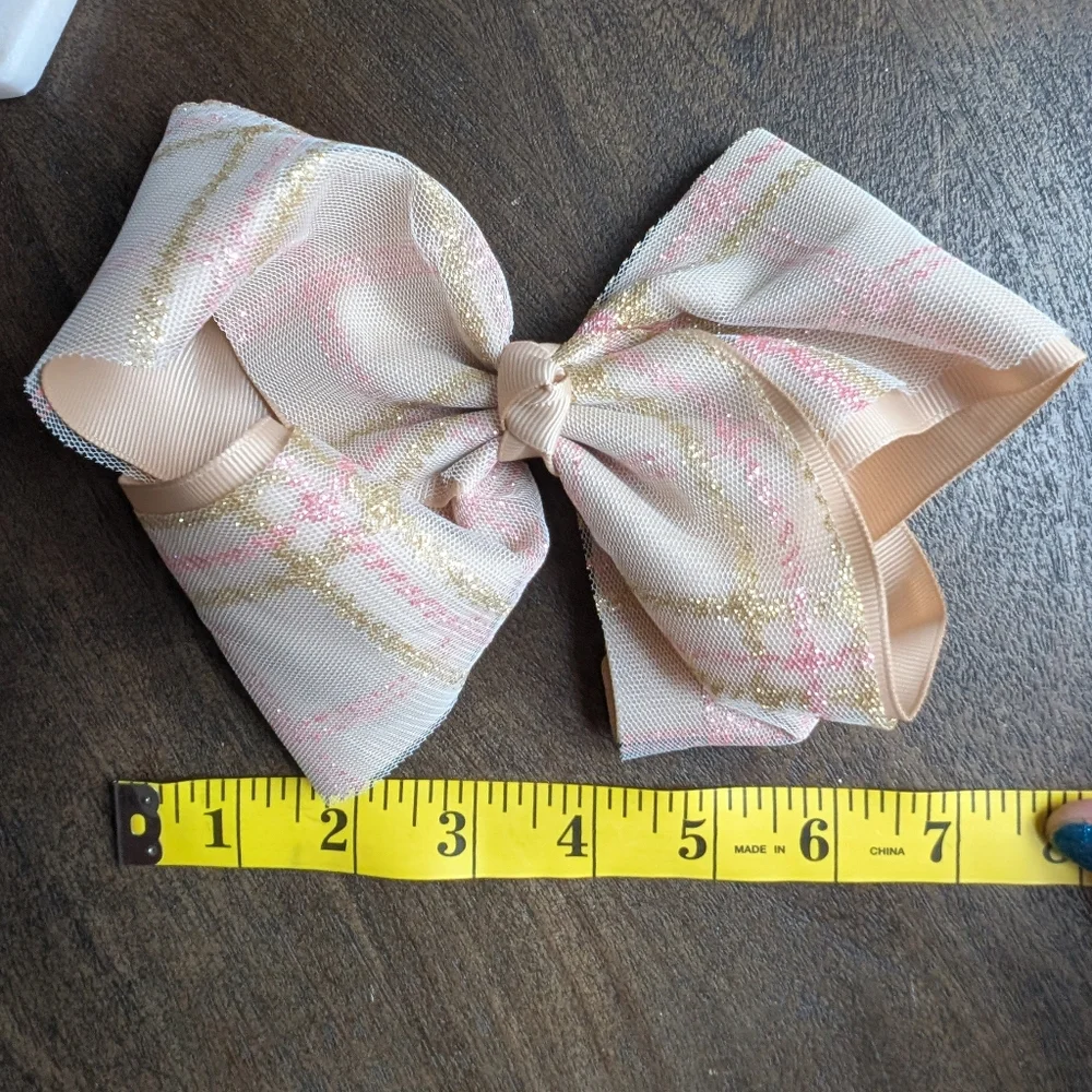 N/A bow plaid