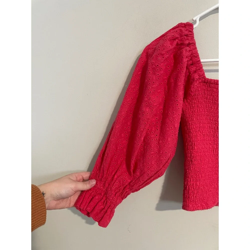 Anthropologie red puff