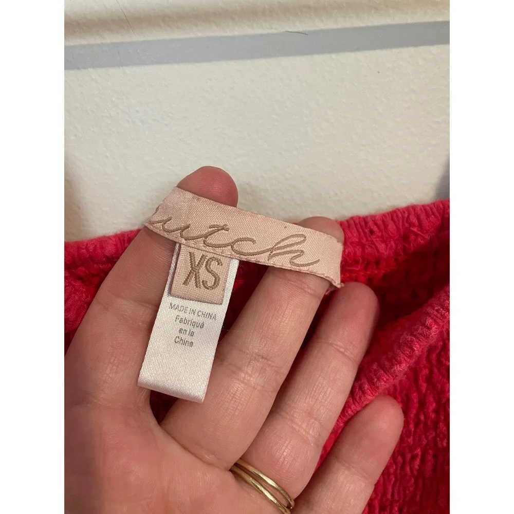 Anthropologie red puff