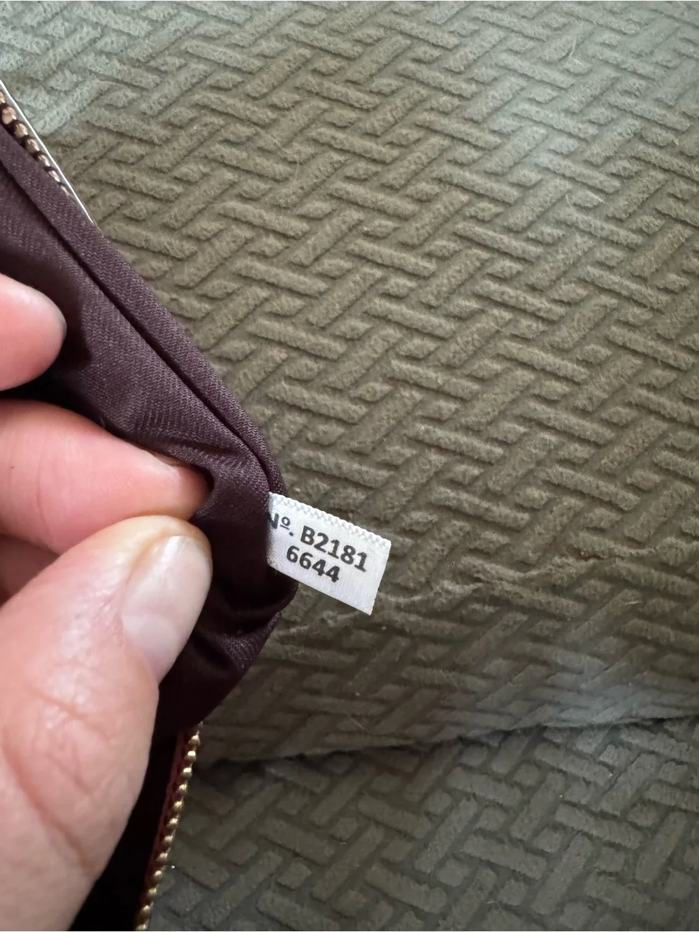 Coach compact leather