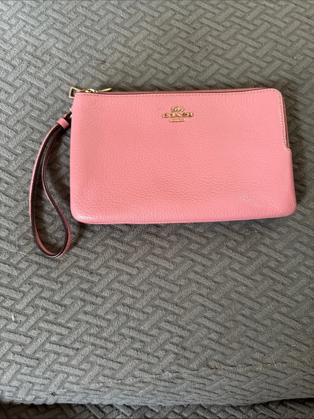 Coach compact leather