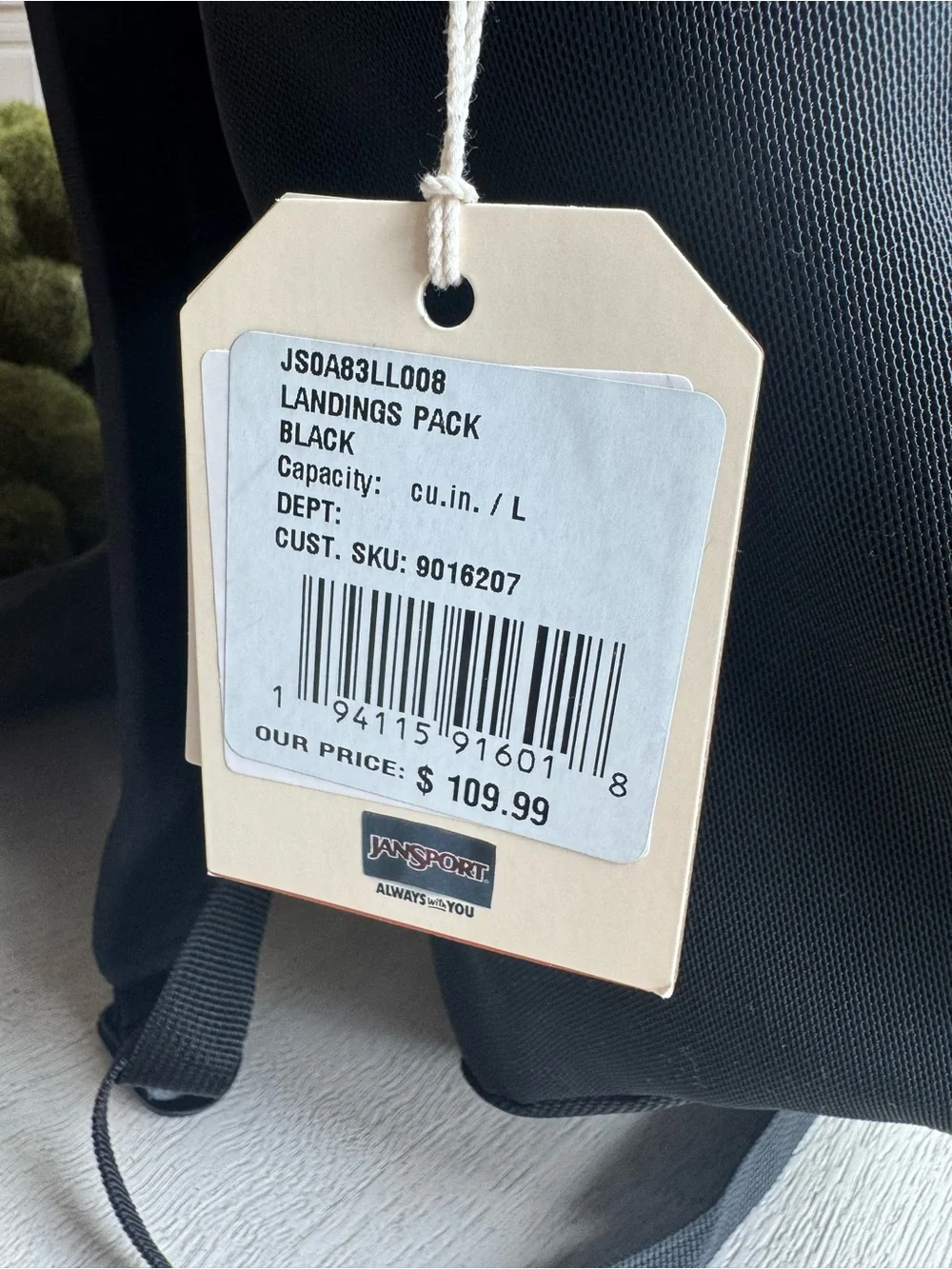 Jansport sleek backpack