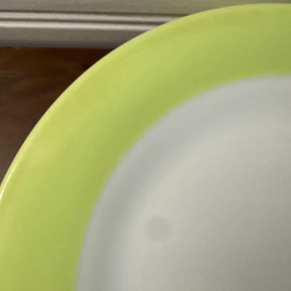 Pyrex charm chartreuse midcentury