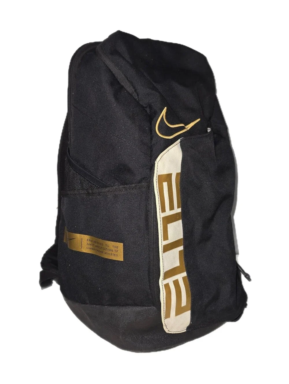 Nike Hoops Elite Pro 32L Basketball Backpack - Black/Gold