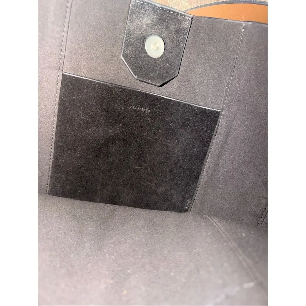 All Saints suede shoulder