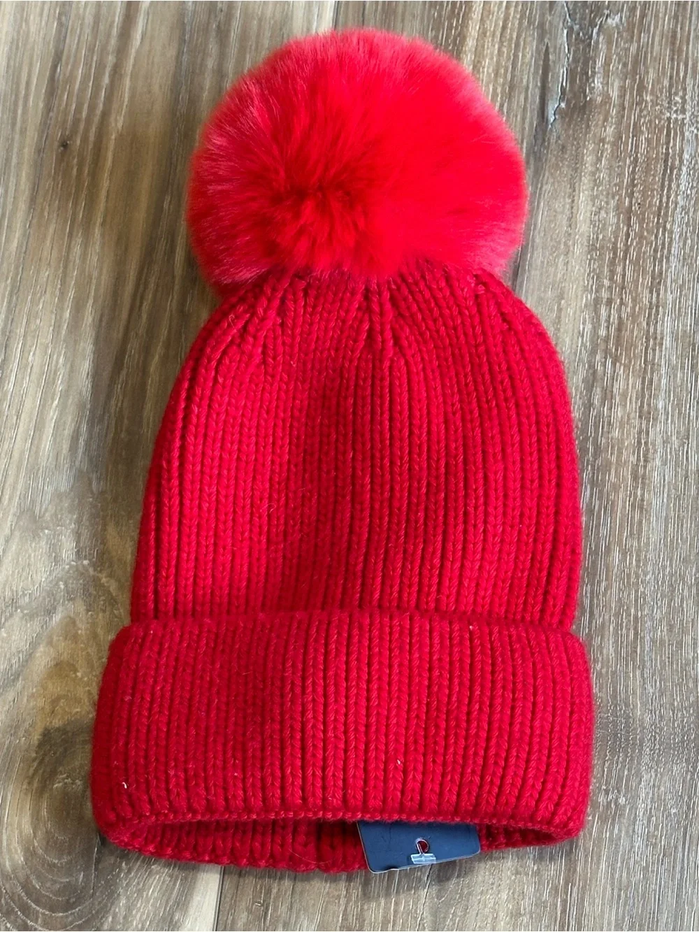 Norla Canada Red Pom Pom Beanie NWT