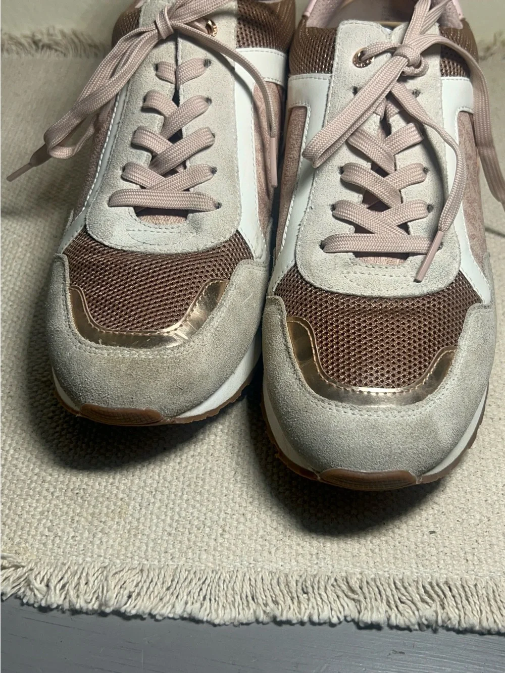 Michael Kors taupe everyday trainer