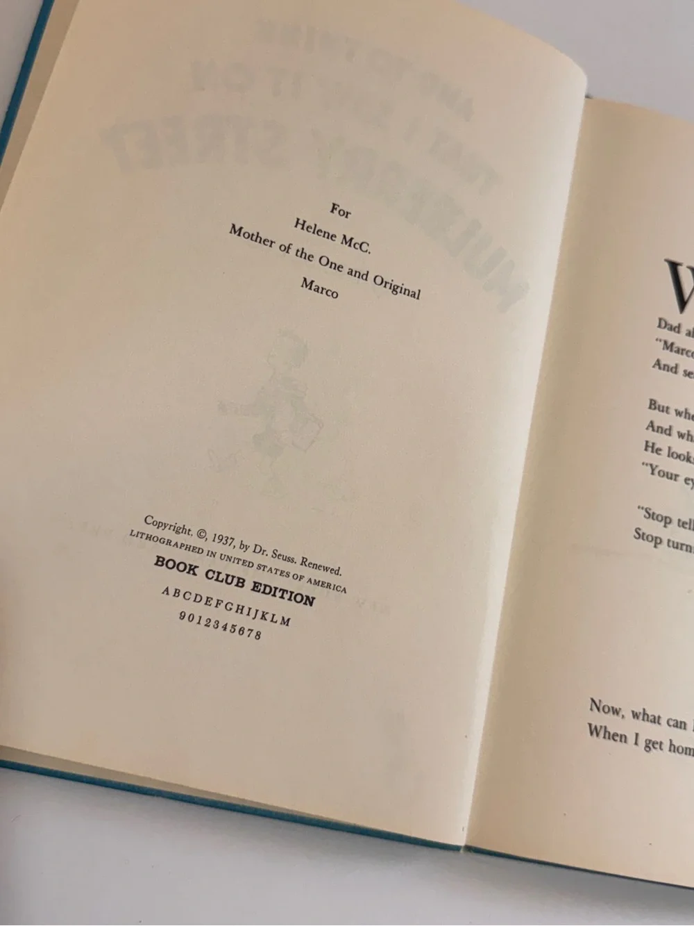 Dr. Seuss vintage hardcover