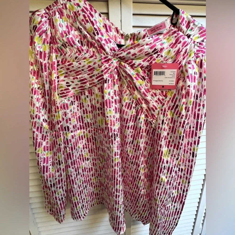 Kate Spade Marker Floral Devore Top BNWT