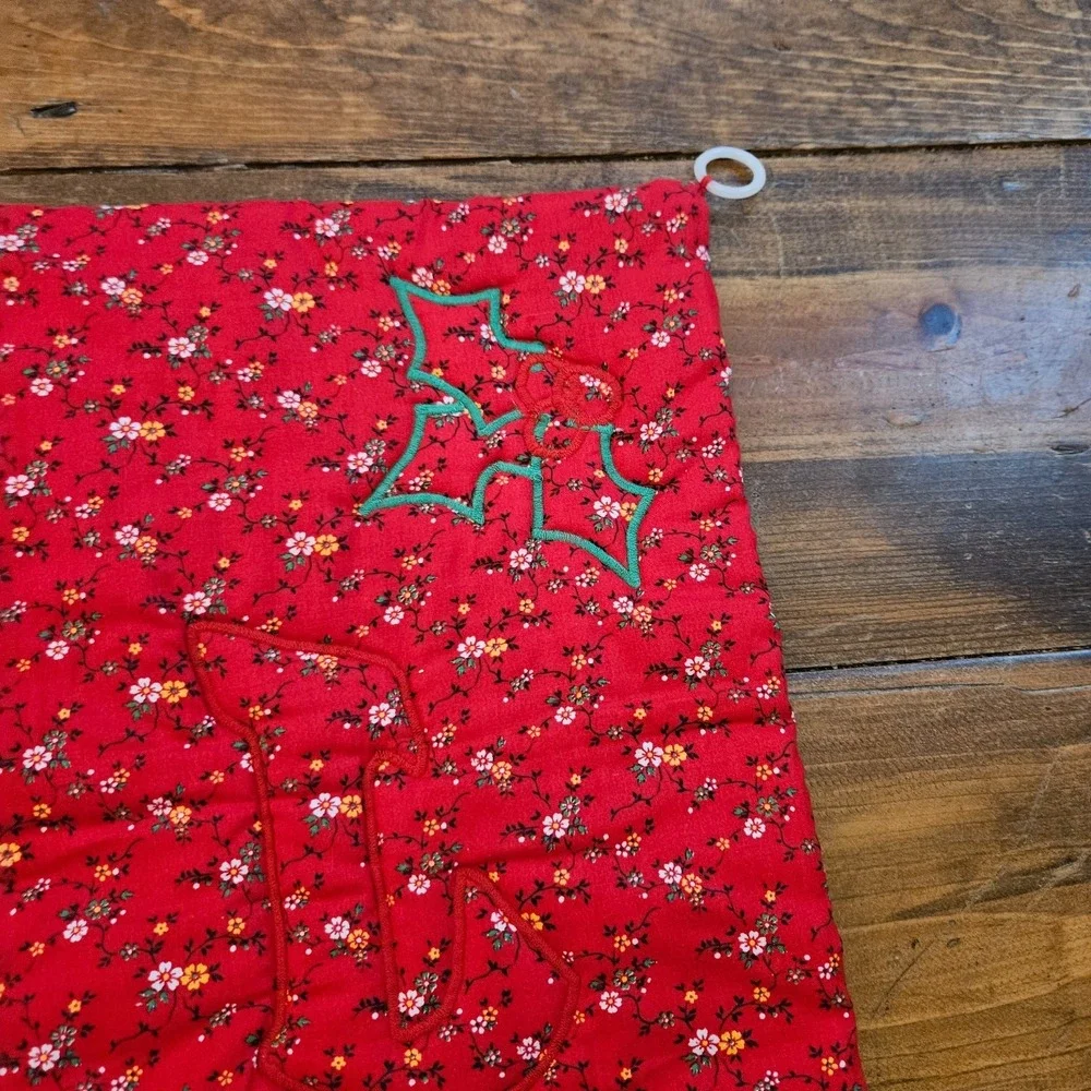 Handmade festive quilted