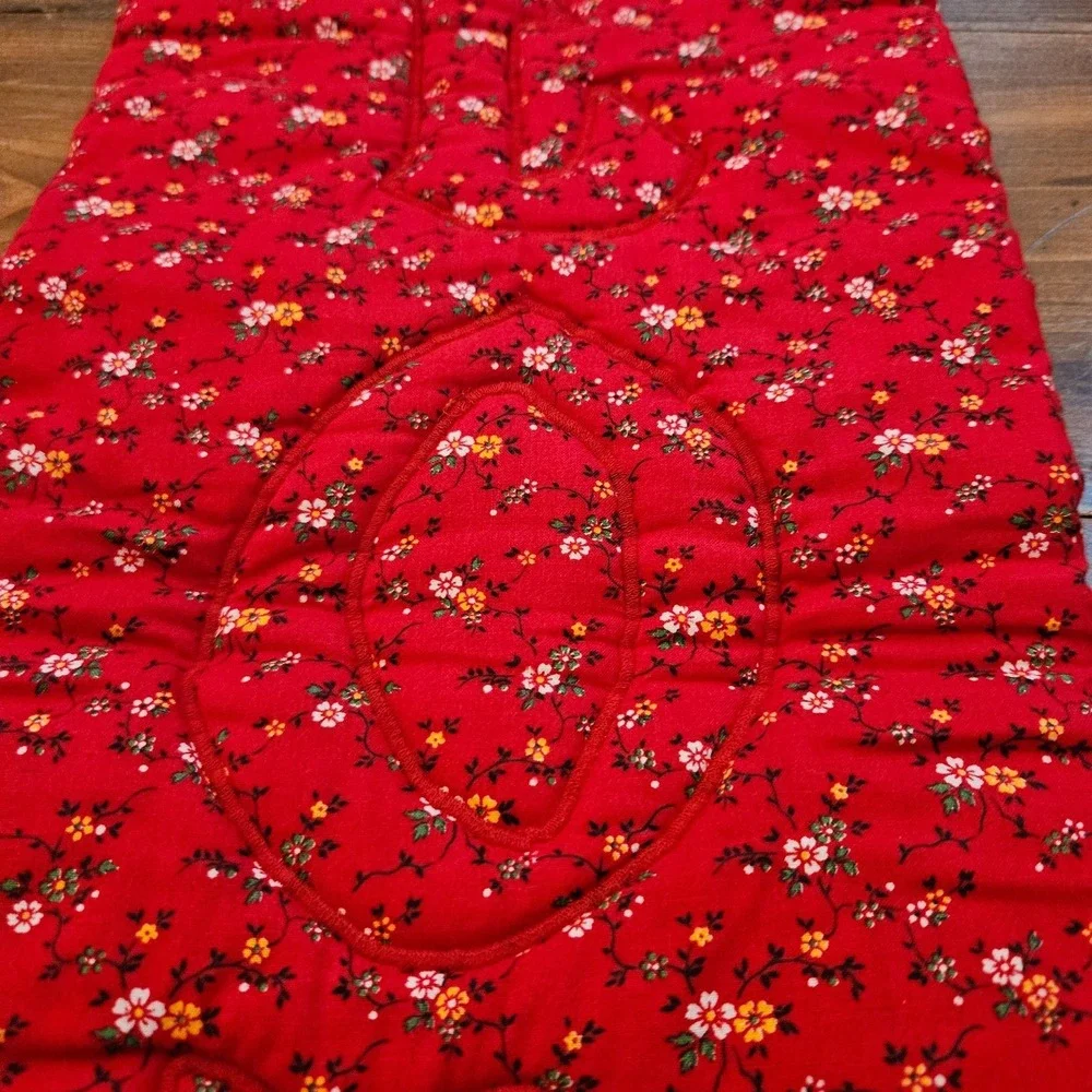 Handmade festive quilted
