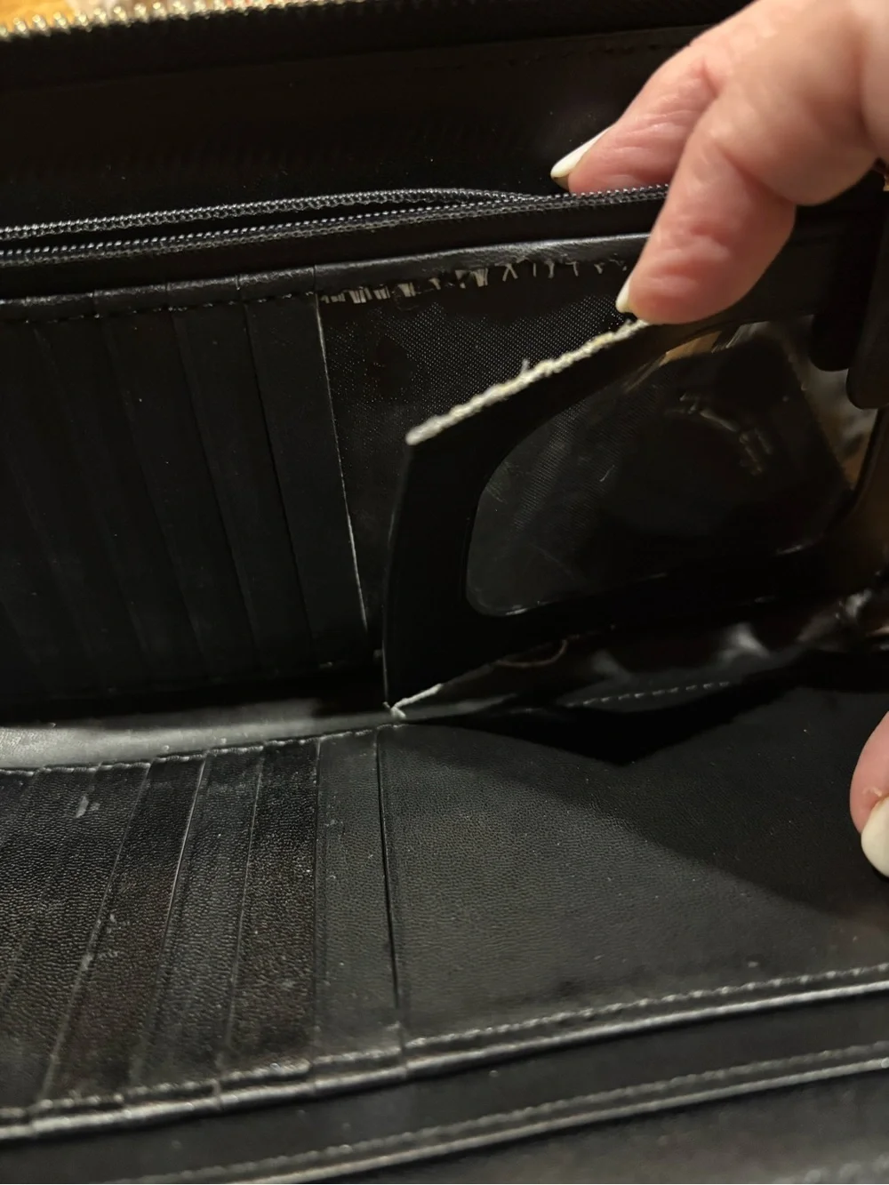 kate spade compact black