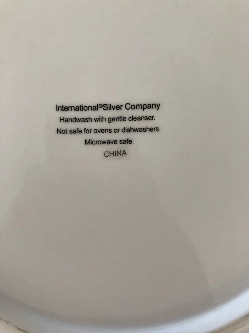 International Silver Company script border
