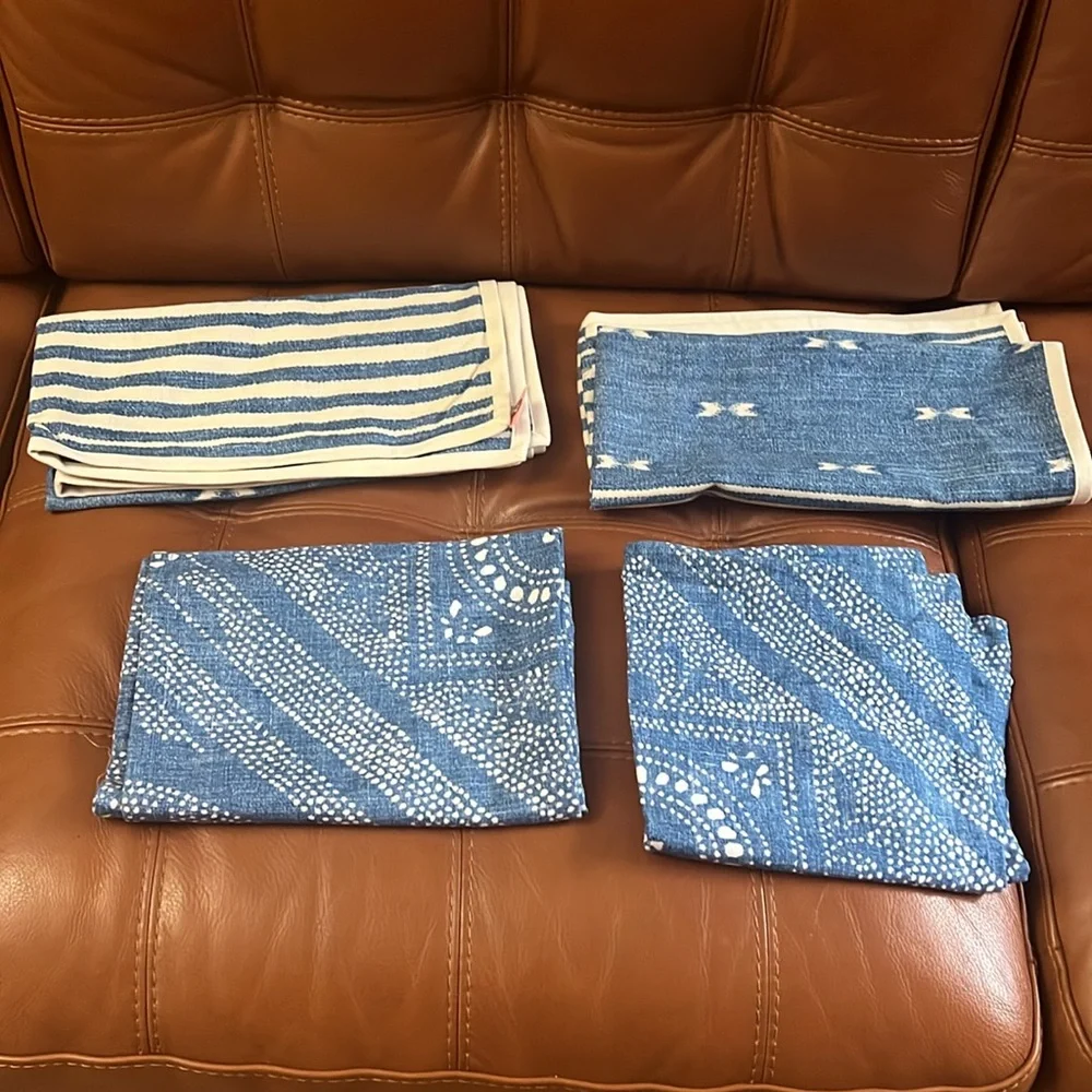 Blue Patterned Cotton Sheet Set - Ralph Lauren