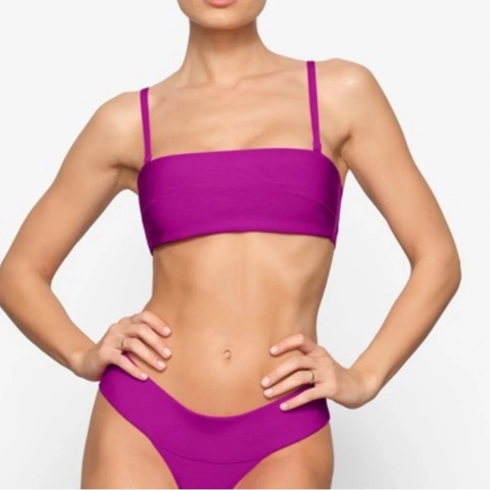 SKIMS Magenta Bikini Set
